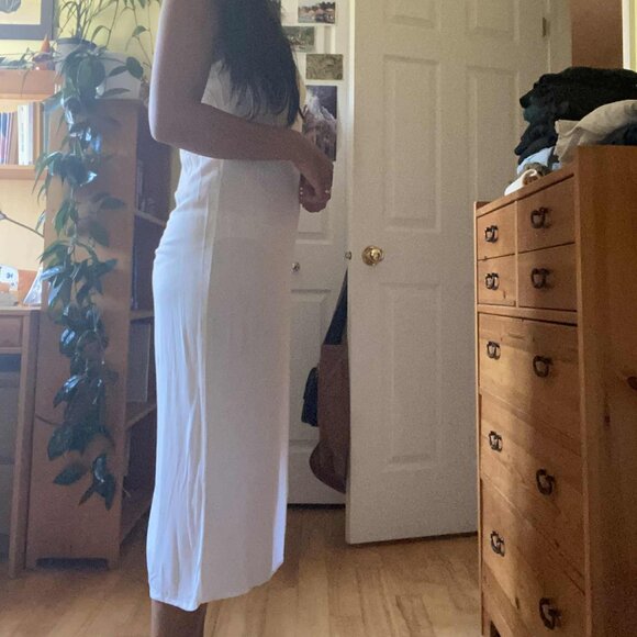 White Capri Christy Dawn Slip Dress - Picture 2 of 3